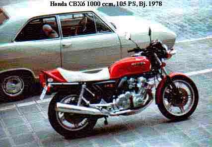 Honda CBX 1000 6 Zylinder 105 PS